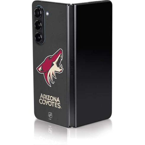 NHL Arizona Coyotes Distressed Galaxy Z Fold5 5G Skin